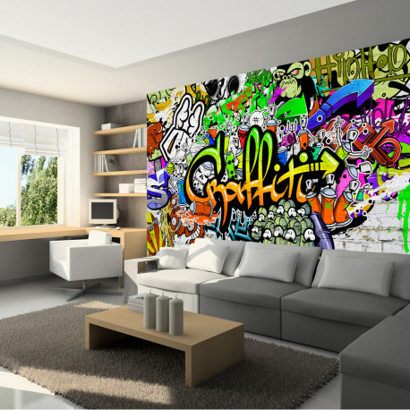 Fototapeet - Graffiti on the Wall - 300x210