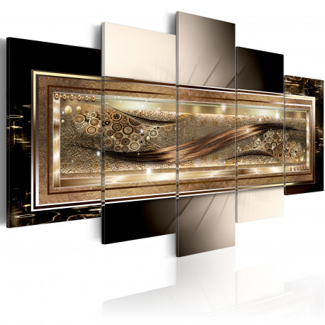 Seinapilt - Gold thought - 100x50
