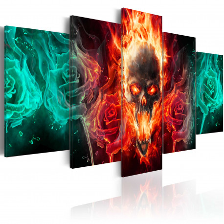 Seinapilt - Dark fires - 200x100