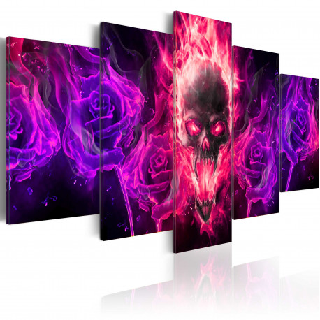 Seinapilt - Berry flames - 100x50