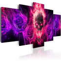 Seinapilt - Berry flames - 100x50