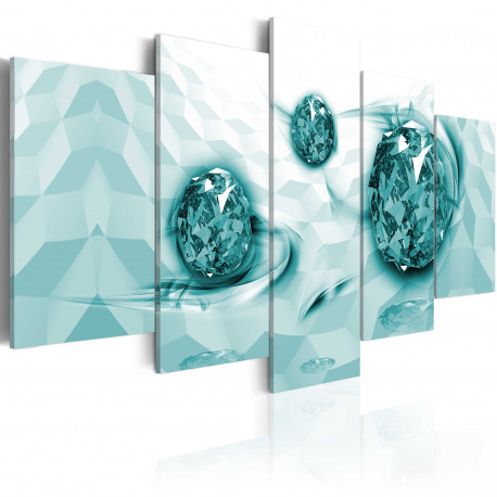 Seinapilt - Embedded In Turquoise - 100x50