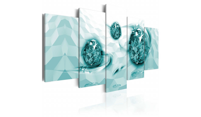 Seinapilt - Embedded In Turquoise - 100x50