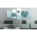 Seinapilt - Embedded In Turquoise - 100x50