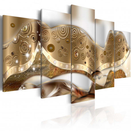 Seinapilt - Golden Cradle - 100x50