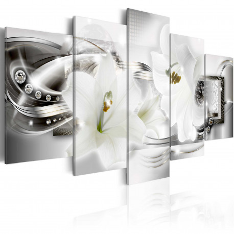 Seinapilt - Diamond sparkle of lily - 100x50
