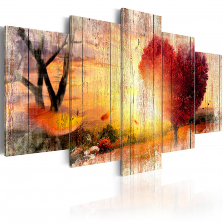 Seinapilt - Autumnal Love - 100x50