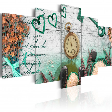 Seinapilt - Emerald composition - 200x100