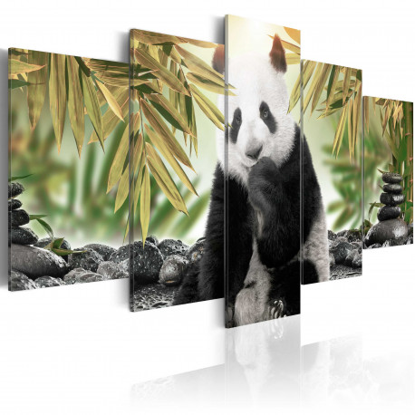 Seinapilt - Cute Panda Bear - 100x50