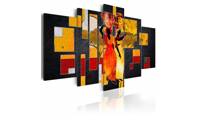 Seinapilt - Desert Walk - 100x50