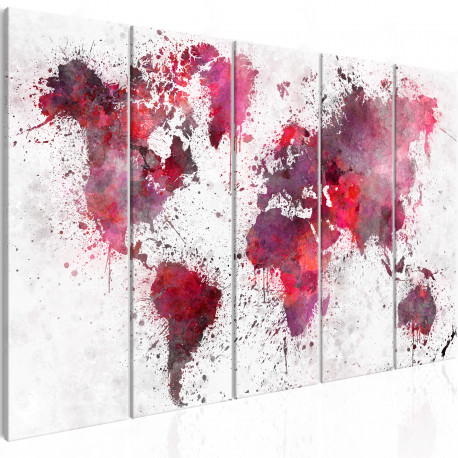 Seinapilt - Bloody Map (5 Parts) Narrow - 200x80
