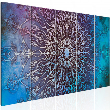 Seinapilt - Center (5 Parts) Narrow Blue - 200x80