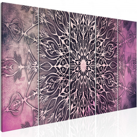 Seinapilt - Center (5 Parts) Narrow Pink - 225x90