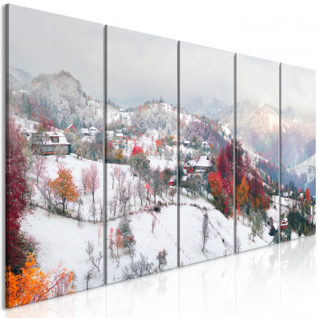 Seinapilt - First Snow (5 Parts) Narrow - 200x80