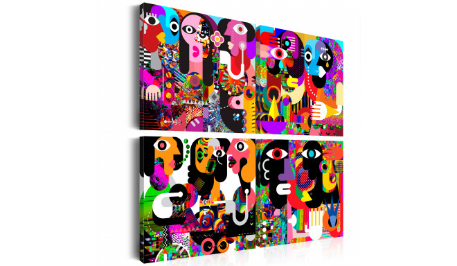 Seinapilt - Abstract Conversations - 40x40