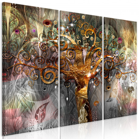 Seinapilt - Golden Tree (3 Parts) - 120x80