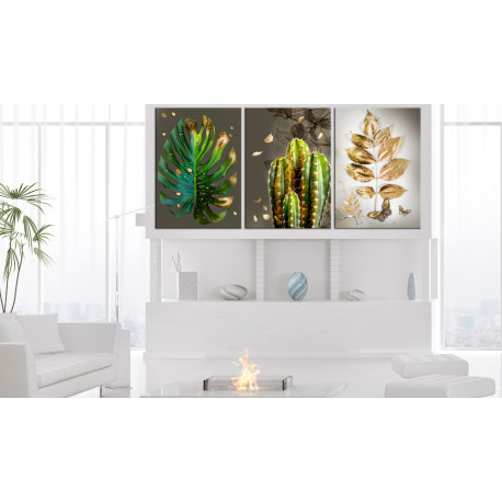 Seinapilt - Covered in Gold (3 Parts) - 120x60