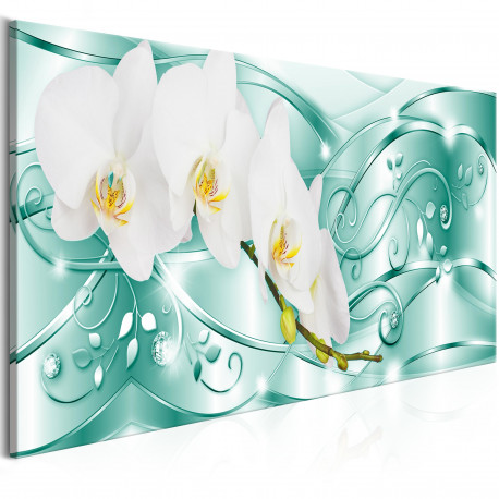 Seinapilt - Flowering (1 Part) Narrow Green - 135x45