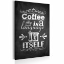 Seinapilt - Coffee Language - 60x90