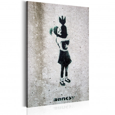 Seinapilt - Bomb Hugger by Banksy - 80x120