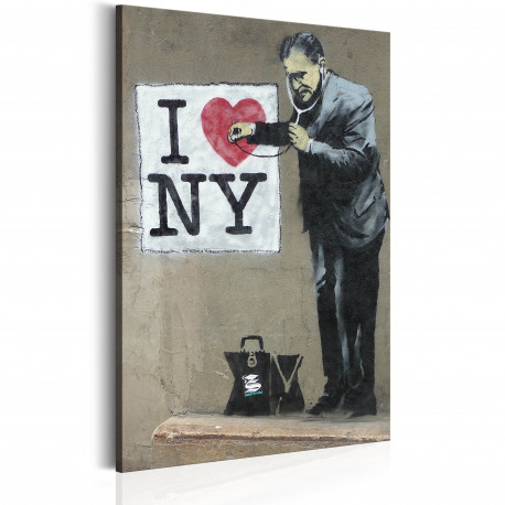 Seinapilt - I Love New York by Banksy - 60x90