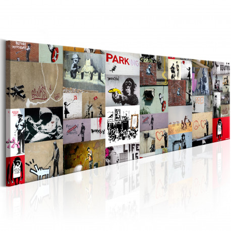Seinapilt - Art of Collage: Banksy II - 135x45