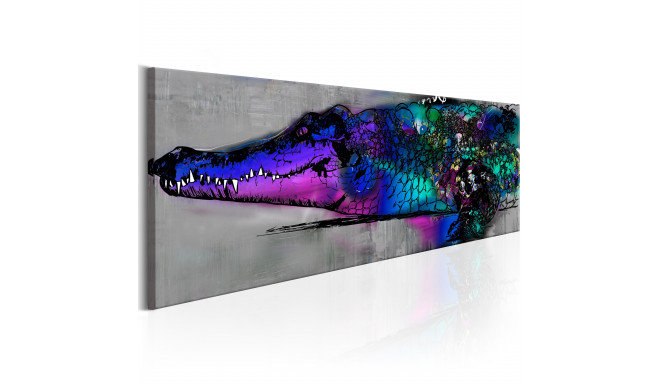 Seinapilt - Blue Alligator - 135x45
