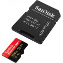 Sandisk memory card microSDXC 128GB Extreme Pro + adapter