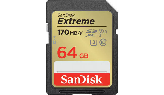 Sandisk карта памяти SDXC 64GB Extreme