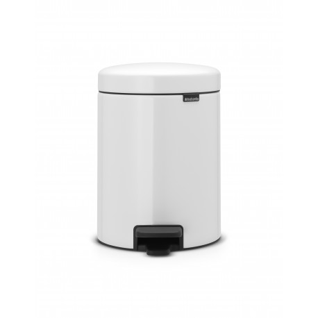 Prügikast 5L, Brabantia, NewIcon pedaaliga 11 20 65/ White, valge