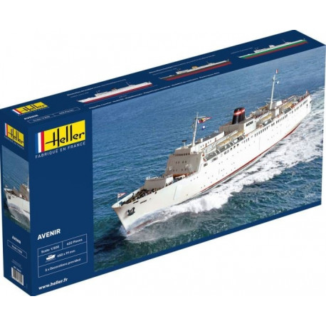 Heller model ship Avenir Passenger Freight Ferry 1/200