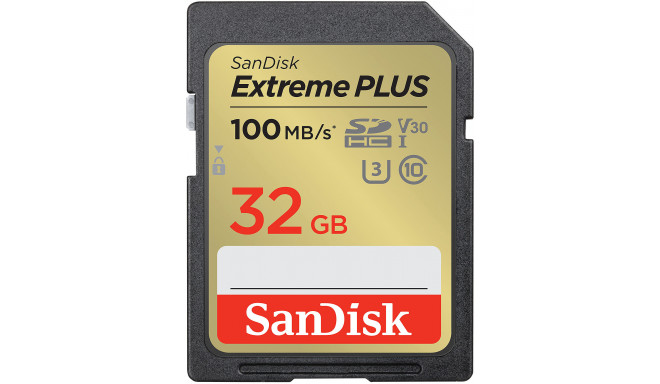 Sandisk mälukaart SDHC 32GB Extreme Plus