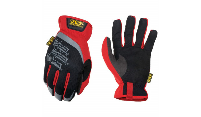 Mechanic's Gloves Fast Fit Punane