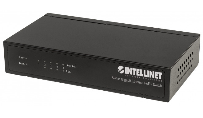 Intellinet 561228 Switch Gigabit PoE+ 5x RJ45 60W