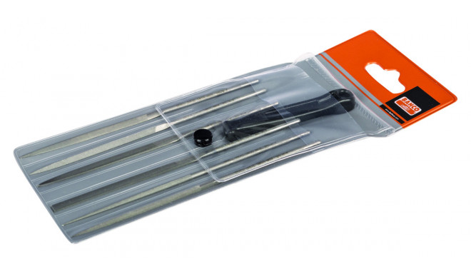 Needle file set 140mm 6 pcs bastard cut