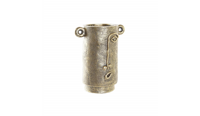 Vase DKD Home Decor Face Golden Modern (29 x 19,5 x 36 cm)