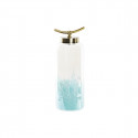 Vase DKD Home Decor Crystal Blue Golden Metal Mediterranean (19 x 15 x 41 cm) (Ø 14 cm) Vase DKD Home Decor Crystal Blue Golden Metal Mediterranean (19 x 15 x 41 cm) (Ø 14 cm)