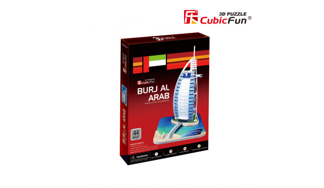 CUBICFUN 3D пазл Отель Бурж эль Араб", Дубаи