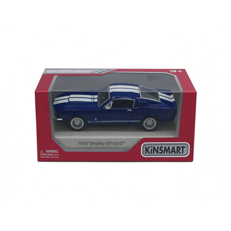KINSMART Metallist auto 1967 Shelby GT-500, skaala 1:38