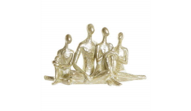 Dekoratiivkuju DKD Home Decor Kuldne Pere 21 x 8 x 12 cm