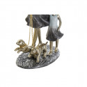 Decorative Figure DKD Home Decor Blue Golden Resin Modern Family (16 x 9,5 x 24 cm)
