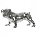 Dekoratiivkuju DKD Home Decor Inglise Hõbedane Bulldog Vaik Kaasaegne (45,5 x 21,5 x 25 cm)