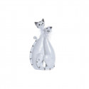 Decorative Figure DKD Home Decor White Resin Cats (15 x 10 x 29 cm)