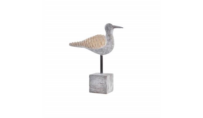 Dekoratiivkuju DKD Home Decor Hall Naturaalne Linnu Vahemere 23 x 9 x 26,7 cm