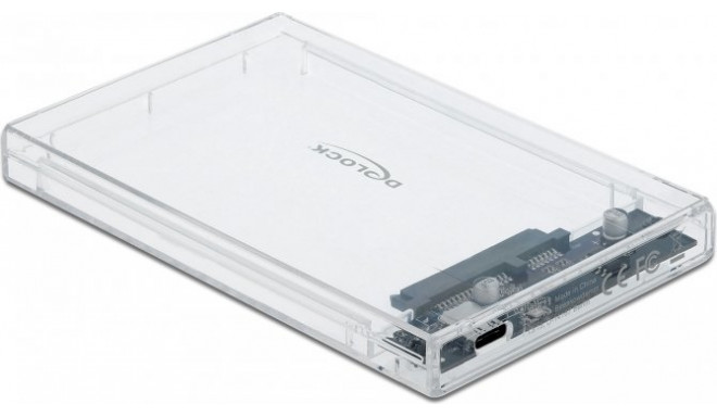 DeLOCK external enclosure for 2.5 "SATA HDD / SSD with USB Type-C socket, drive housing