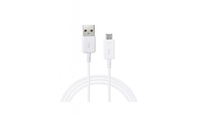 Samsung EP-DG925UWE G920 G925 S6 universaalne mikro-USB andme- ja laadimiskaabel 1m valge (OEM)