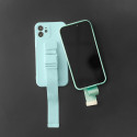Pouzdro na lano Silikonový kryt na šňůrku Kabelka na šňůrku na šňůrku pro Samsung Galaxy A33 5G Navy