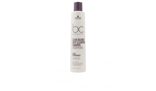 SCHWARZKOPF BC CLEAN BALANCE deep cleansing shampoo 250 ml
