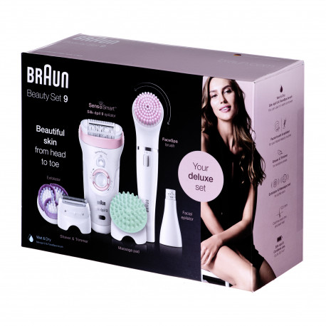 Braun Silk Pil Silk Pil Beauty Set Deluxe In Cordless Wet Dry Hair Removal