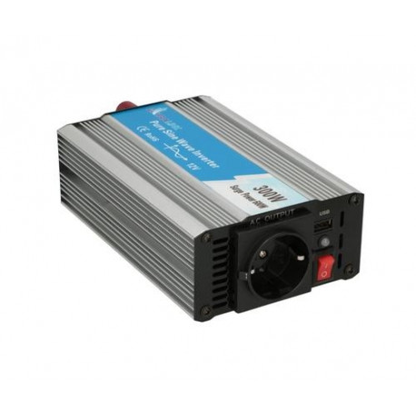 Extralink CAR VOLTAGE CONVERTER 12V - 230V, 300W, PURE SINUS OPIP-300W power adapter/inverter Auto A